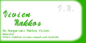 vivien makkos business card